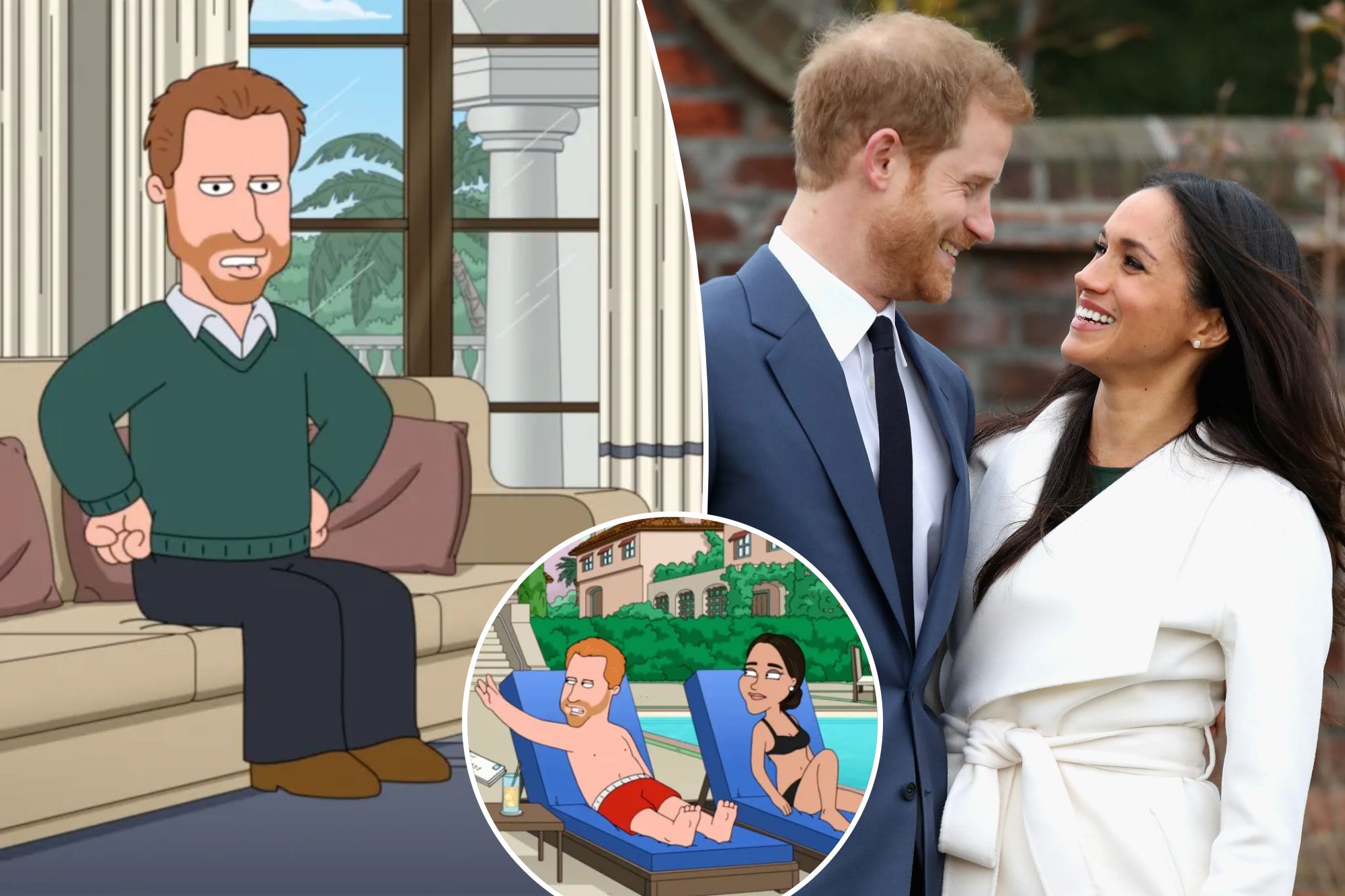 Prince Harry, Meghan Markle mocked for second time in ‘Family Guy’ episode: ‘Like all of your wives are so much better?’