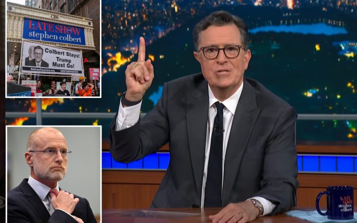 FCC chairman blasts ‘partisan left’s’ reaction to ‘DNC spokesperson’ Stephen Colbert’s cancellation