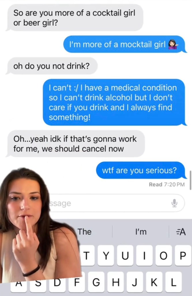 Lame single guy last minute cancels on date for shocking reason: ‘Tells me everything I need to know’