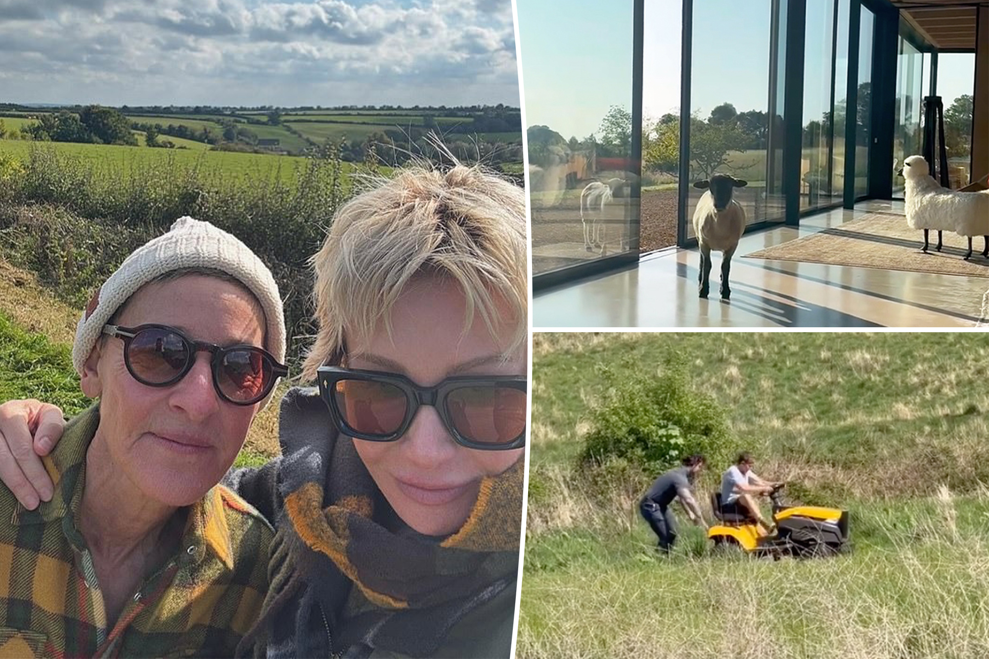 Ellen DeGeneres and wife Portia de Rossi list their sprawling UK farmhouse for $30M