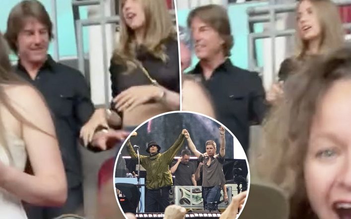 Tom Cruise and Ana de Armas spotted at Oasis show — after the band brutally roasted ‘Top Gun’ star