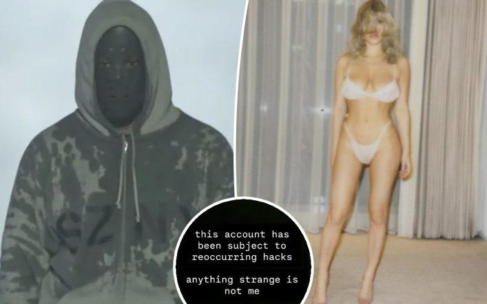 Kanye West posts disturbing selfie moments before wife Bianca Censori issues warning