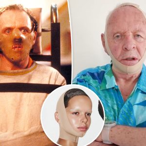 Anthony Hopkins channels Hannibal Lecter with Kim Kardashian’s Skims face wrap: ‘Feeling 10 years younger’