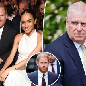 Prince Harry responds to claims he had bloody brawl with Prince Andrew over Meghan Markle remarks