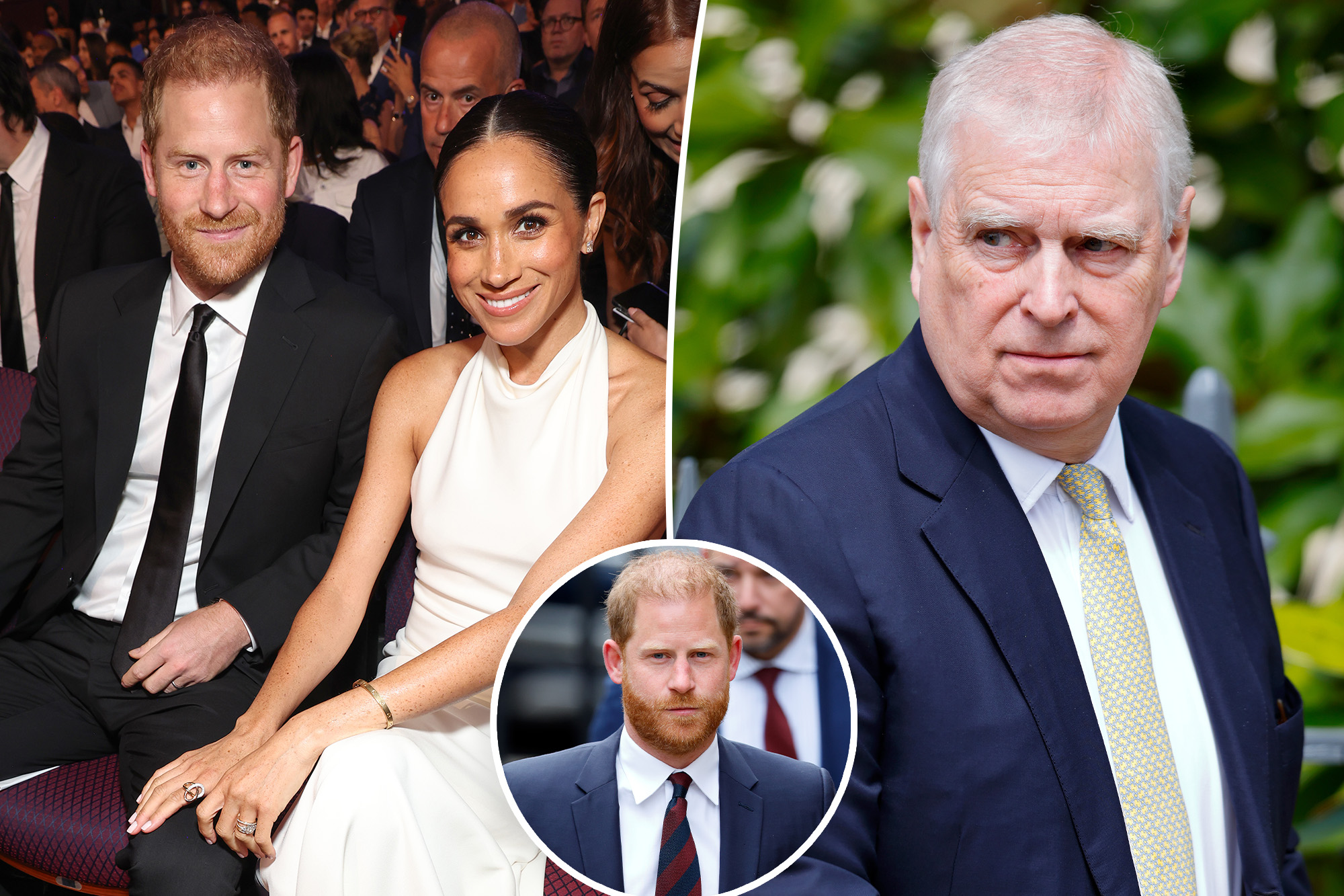 Prince Harry responds to claims he had bloody brawl with Prince Andrew over Meghan Markle remarks