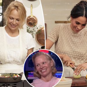 Pamela Anderson addresses rumors that Meghan Markle’s cooking show was ‘a rip off’ of her own series
