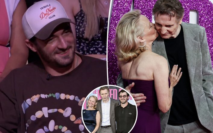 Liam Neeson’s son Daniel reacts to actor’s romance with Pamela Anderson