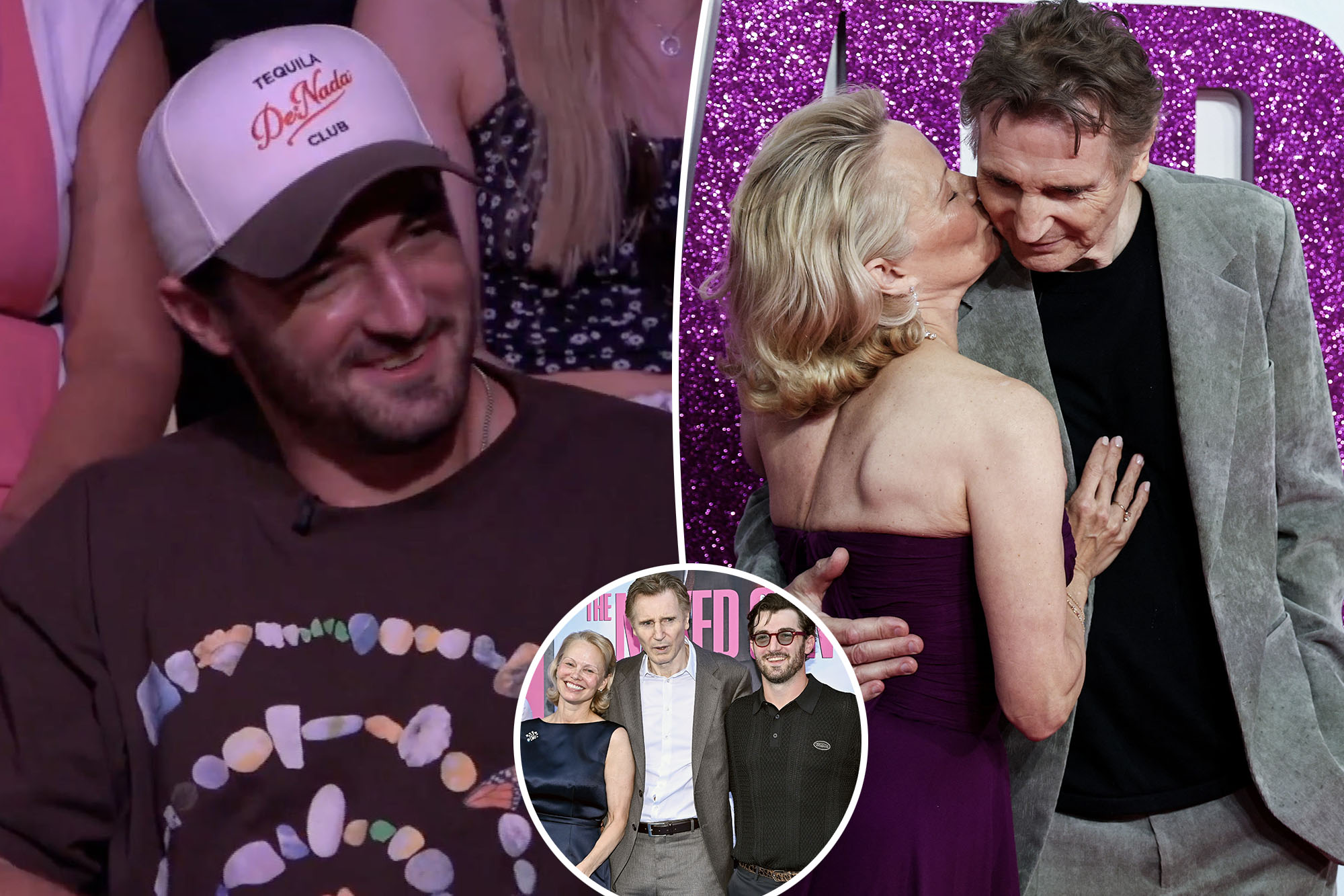 Liam Neeson’s son Daniel reacts to actor’s romance with Pamela Anderson