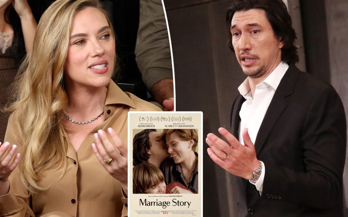 Scarlett Johansson, Adam Driver’s ‘Marriage Story’ being used to scare wolves from killing cattle across US