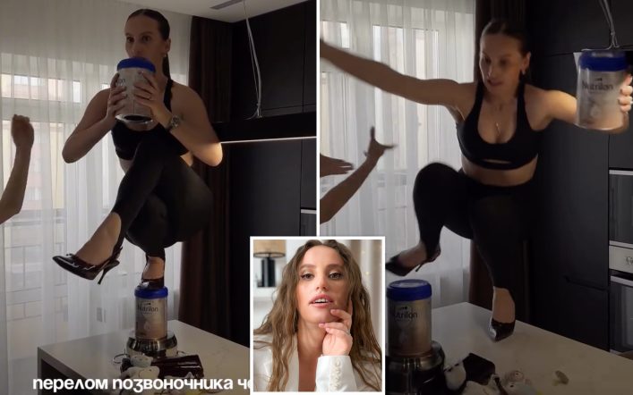 Aspiring Russian influencer mom breaks spine attempting viral Nicki Minaj-inspired TikTok challenge