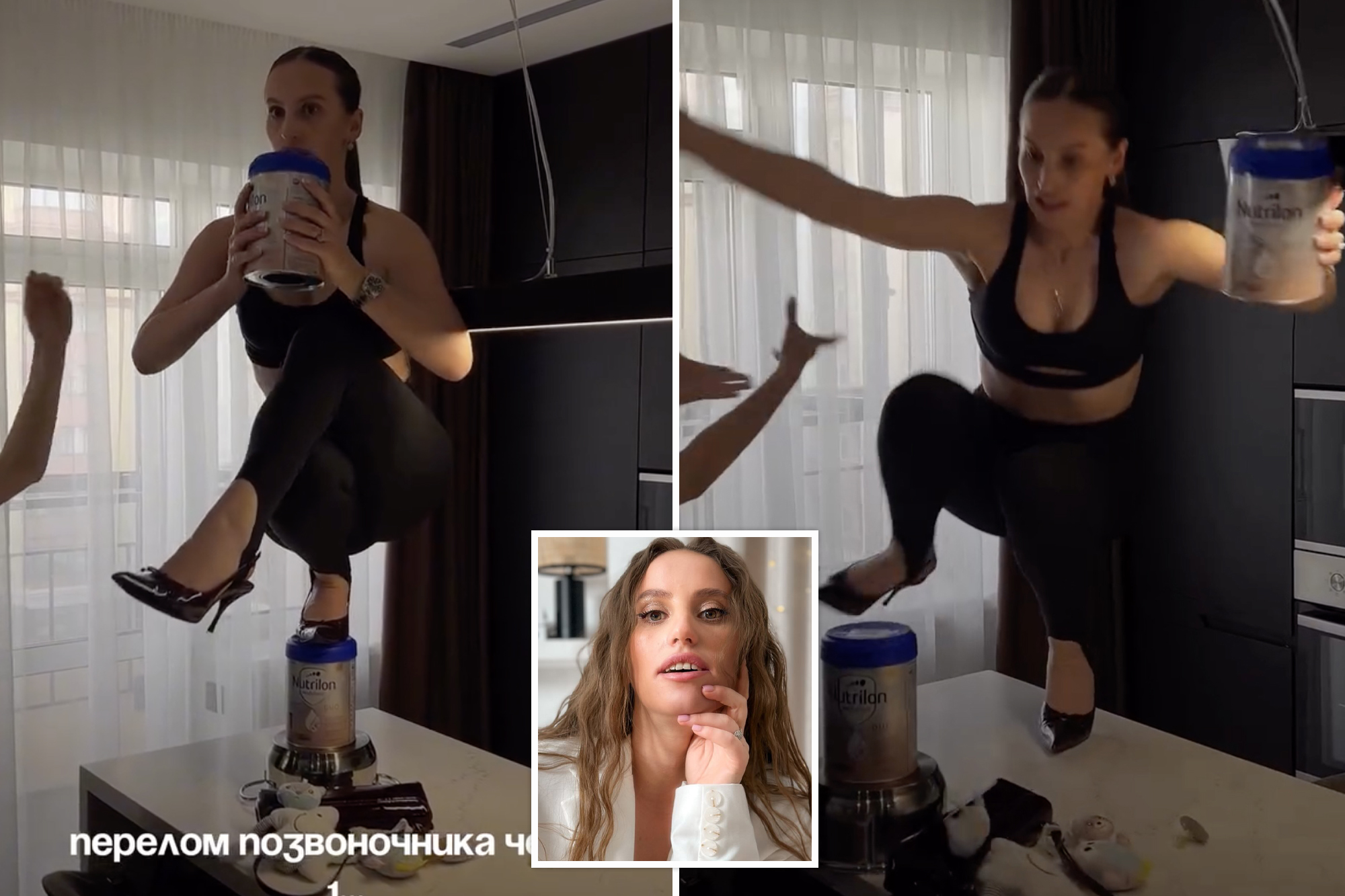 Aspiring Russian influencer mom breaks spine attempting viral Nicki Minaj-inspired TikTok challenge