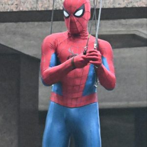Tom Holland stunt double swings into explosive action in ‘NYC’ for latest Spider-Man movie