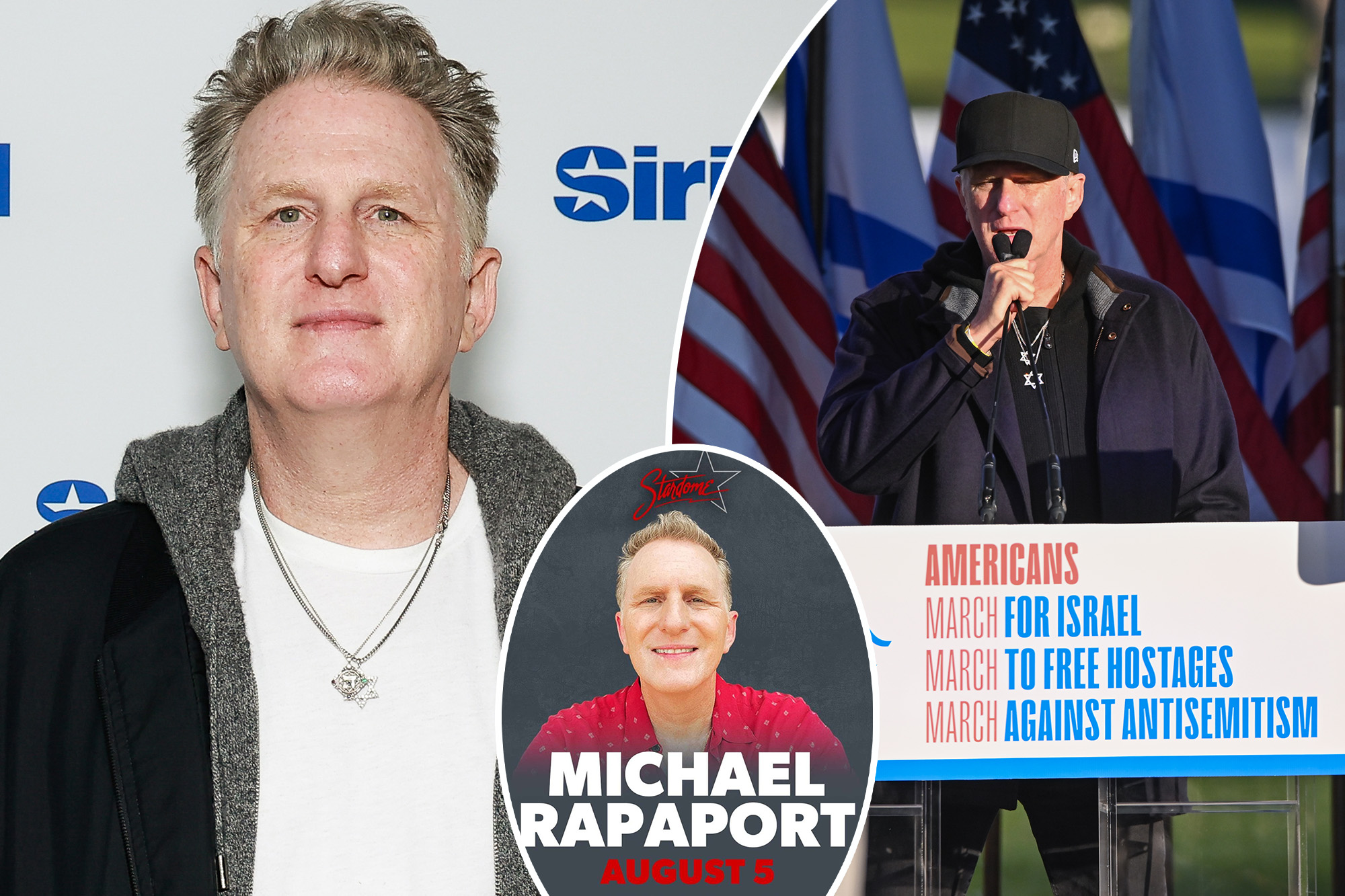 Michael Rapaport claims comedy show was yanked after threats over his support for Israel
